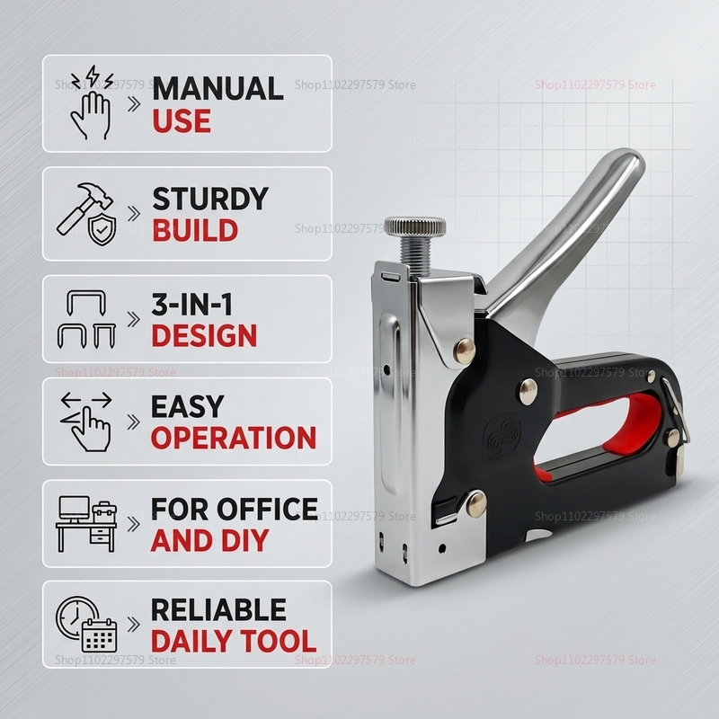 Electric Stapler Heavy - Heavy Duty 3 in 1 Stapler