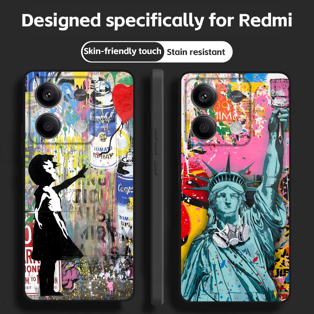 Receipt Printer Thermal - Banksy Graffiti Art Phone Case For