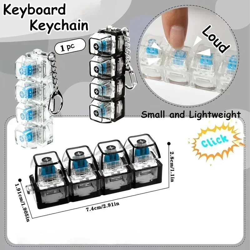 1pcs LED Keyboard Keycap Stres - đánh giá và giá Office Tech And Gadgets